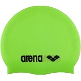 Arena Classic Unisex Soft Silicone Swim Cap for Women and Men, Intensive Training Comfortable Non-Slip Long Hair Swimming Hat