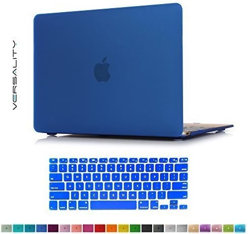Versality Perfect Fit Hard Case Cover for MacBook Pro 13" (Model: A1278) and Matching Keyboard Cover in Persian Blue Matte