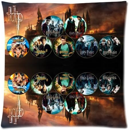 Harry Potter 1-7 Poster Pillow Custom Zippered Pillow Cases 18x18 (Twin sides)