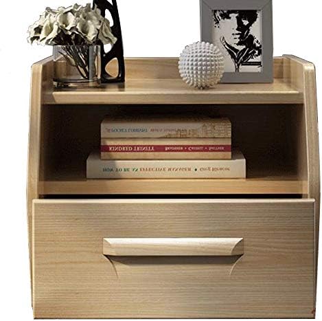 Hanshan サイドテーブル ソファサイドテーブル 引き出し付き 棚サイドテーブル付き小さなリビングルームベッド