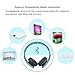 Ecandy Bluetooth Headphones Over-ear Stereo Wireless + Wired Headsets with Microphone for Music Streaming,Hands-free Calling For iPhone,Nokia,HTC,Samsung,LG,Moto,iPad,PSP and enabled Bluetooth-Blue