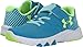 Under Armour Kids Girl's UA GPS Primed 2 AC (Big Kid) Blue Shift/White/Quirky Lime 11.5 Little Kid M