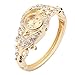 Womens Quartz Bangle Wrist Watch Lady Crystal Jewelry Bracelet Watches