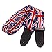 Liujie Guitar Strap - Soft dacron cotton ribbon Wide Adjustment Range and Secure Leather Holes-Suitable for All Ages (1#)