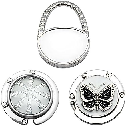 3 Pack Purse Hook for Table Foldable Womens Purse Hanger