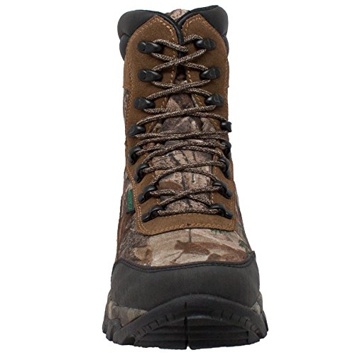 ADTECS Men's 10" Leather Boots:: Goodyear Welt Construction, Waterproof for Hunting, Fishing, Hiking or Outdoors 400g, Camo, 11 M US - Thumbnail 3