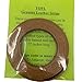 TOFL Genuine Top-Grain Leather Strap | 72 Inches Long | 1/2 Inch Wide | 1/16 Inch Thick (4-5 oz) | 1 Leather Strip for DIY Arts & Craft Projects, Clothing, Jewelry, Wrapping | Tan