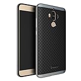 Huawei Mate 9 case, Rebex & IPAKY [Modern Grip] Slim Protective Cover [Hard PC + Soft] Shock Absorption / Scratch Resistant Case for Huawei Mate 9 (Gray)