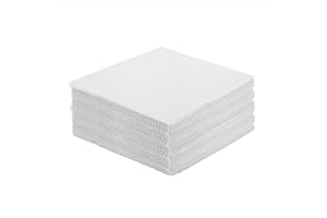 84 Precut 5-Inch Solid White Quilting Charm Squares - Premium Cotton Fabric for DIY Fashion & Home Decor (5x5 inches)