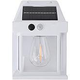 Pomya Solar Wall Lights Outdoor, Solar Wall Sconce Motion with Automatic Switch, Solar Security Wall Lantern for Garden Yard 