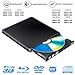 External Blu Ray DVD Drive 3D,Bluray Disc USB 3.0 Burner Reader Slim BD CD DVD RW ROM Writer Player for iMac PC Laptop MacOS Windows 7 8 10 XP