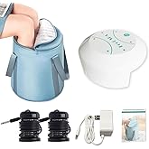Vitaciti Portable Ionic Detox Foot Bath Perfect for Birthday Feet Detox Spa Ion Cleanse Chi Machine Negative Hydrogen System for Home Travelling USE with Foot Bucket, 2PCS Arrays, 10 Tub Liners