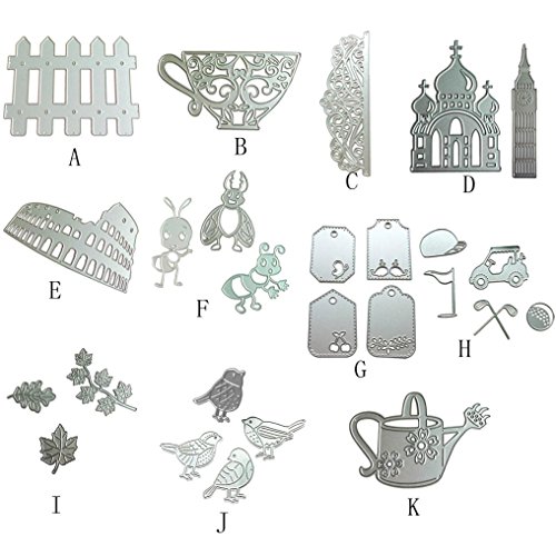Clearance! Metal Die Cutting Dies Stencil For DIY Scrapbooking Album Paper Card Decor Craft by VESNIBA - Thumbnail 2