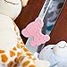 Teething Toy for your baby & toddler, Non-Toxic & BPA Free Unique Soothing Silicone Makes the Best Shower Gift for infants (Giraffe, Ball, Ring and Rattle Alternative) Designed in the USA – girl pink