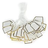 500pcs Rectangular Label Tie String Strung Jewelry Watch Display Price Tags