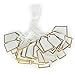 500pcs Rectangular Label Tie String Strung Jewelry Watch Display Price Tags