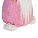 GMOEGEFT Easter Bunny Decoration Swedish Gnome Plush, Rabbit Tomte with Carrot, Scandinavian Nisse Standing Figurine, Holiday Home Decoration (Slim Pink) - 20 Inches
