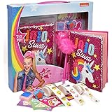 Jojo Siwa Reversible Sequin Unicorn Notebook Journal Set, Diary, Pen and Stickers Included, Coloring Activity Book for Drawing and Writing Kit for Girls and Kids