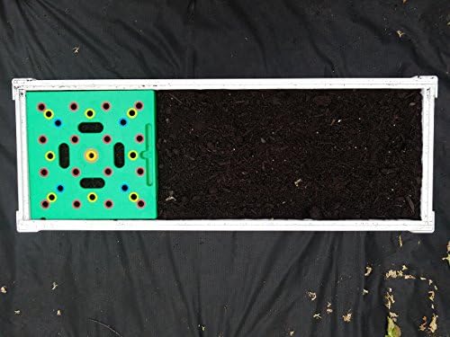 1 x 3 Square Foot Design, Stack-able, White, Vinyl, Raised Garden Bed