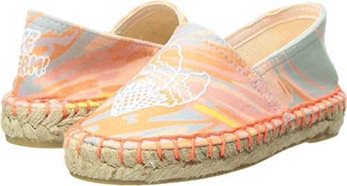 Stella McCartney Kids Baby Girl's Rae Marble Print Espadrilles w/Ice Cream Cones (Toddler/Little Kid/Big Kid) Pink Multi 31 M EU