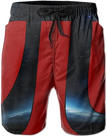 Pi Galaxy Custom Men's Summer Casual Shorts Home Shorts With Pockets For Watershort