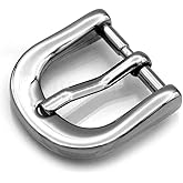 CRAFTMEMORE 4pcs Belt Buckle Single Prong Buckles Belt Purse Making Leather Craft fits 5/8, 3/4, 1 Inch Strap SC97 (1 Inch, Gunmetal)