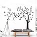 Large Family Tree Wall Decal Decor-Family Picture Frames Wall Decal, Vinyl Tree Photo Frames Wall Stickers for Living Room Bedroom Home Decor
