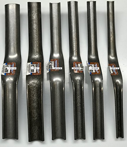 Complete Set of W. Rose tuck pointing Jointers/Slickers for Tuckpointers and Bricklayers (Convex)