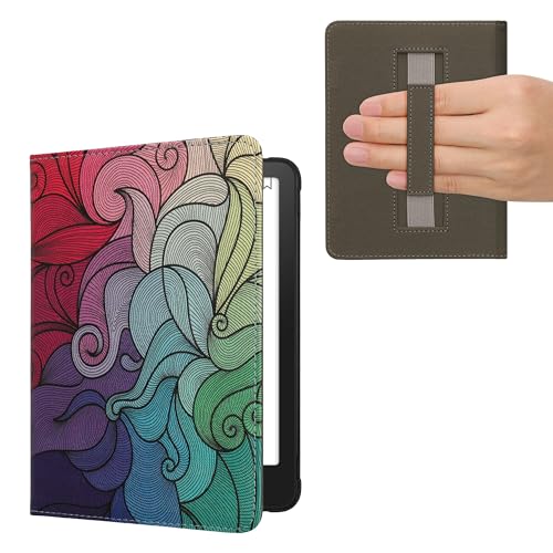 kwmobile PU Cover w/Strap Multicolor Dark Pink/Blue/Green