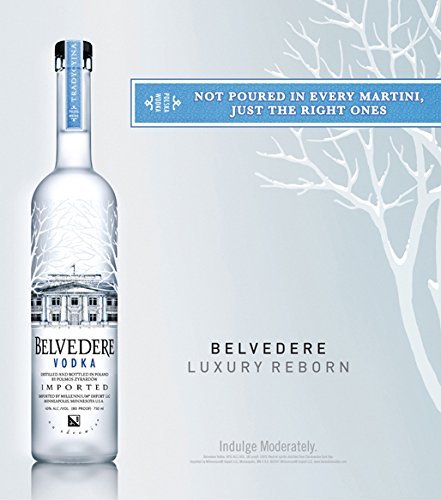 MAGAZINE ADVERTISEMENT For Belvedere Vodka: The Right Martini