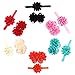 Lisli® 3sets/9pcs Baby Girl's Kids Flowers Foot Band Ties Barefoot Sandals Shoes and Headband