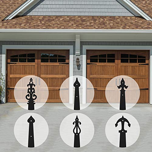 CCJH Metal Garage Door Decorative Hardware Hinges Carriage House