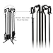 UniFlame 5-Piece Black Wrought Iron Fireplace Tools Set (F-11140)