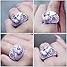 Yoursfs Rhinestone Clip On Earrings For Women White Gold Multi Color Round Sparkle Austrian Crystal Earrings Non Pierced
