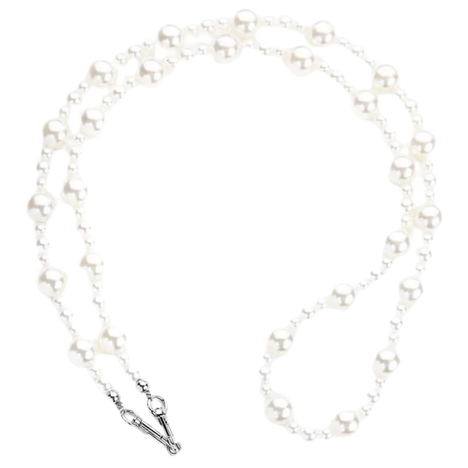 JYTDBCS Smartphone Shoulder Pearl, Women's, Smartphone Strap, Compatible with All Models, Cell Phone Strap, Shoulder Strap, Cross-body, Women's, Stylish, Girls, Smartphone, Neck Strap, Lightweight