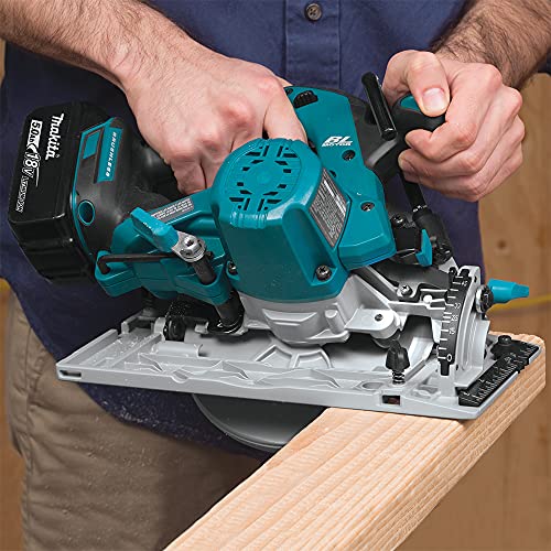Makita DHS680Z Akku-Handkreissäge 57mm 18 V (ohne Akku, ohne Ladegerät), Blau, Silber – Bild 8