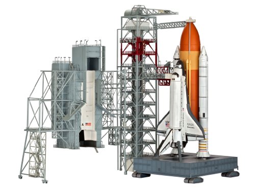 Revell Launch Tower & Space Shuttle & Booster Rockets 1/144 Scale Model #4911