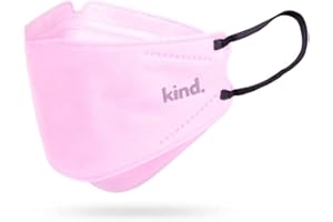 Kind 3D Willow Face Mask – 4-Layer Disposable, Lightweight & Comfortable Fit, Adult Small Size, Individually Wrapped, Reseala