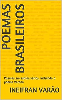 Livro Poemas Brasileiros: Poemas em estilos vários, incluindo o poema Varano