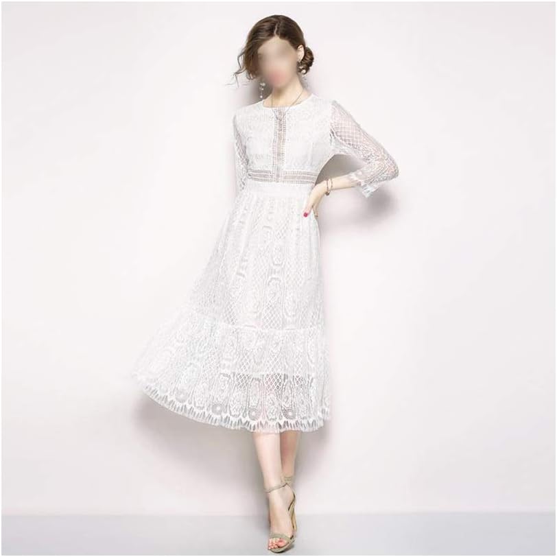 one piece dress in white color