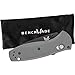 Benchmade - Mini Barrage 585-2 Knife, Plain Drop-Point, Coated Finish, Gray Handle