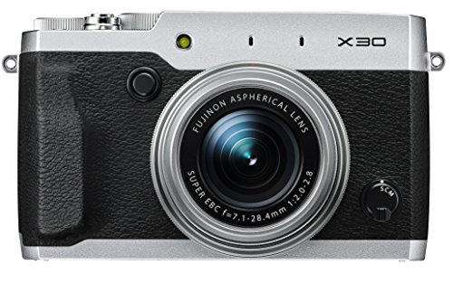 Fujifilm X30 Appareil Ultracompact Numérique Wifi Expert, 12,3 Mpix X-Trans II (2/3"), Zoom 4x (25-100mm) F1.8-4.9, AF à Détection de Phase, Argent
