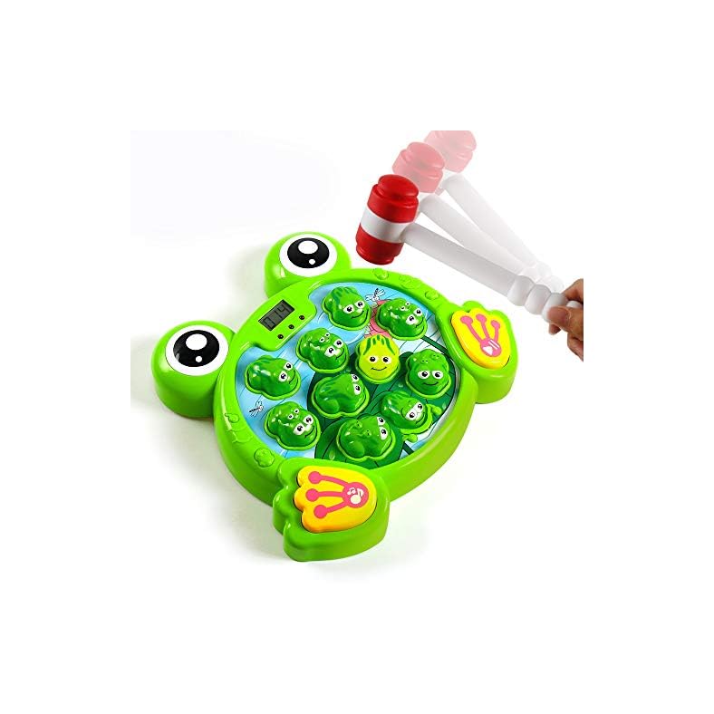 YEEBAY Interactive Whack A Frog Game, Learning, Active, Early Developmental Toy, Fun Gift for Age 3, 4, 5, 6, 7, 8 Years…