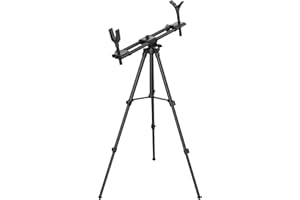 Trakiom Hunting Rests, Shooting Tripod with Dual Frame, Flexible Orientation, Adjustable Height, Shooting Tripod Max Provide Maximum Shooting Stability for Outdoors, Ground Blinds and Hunting