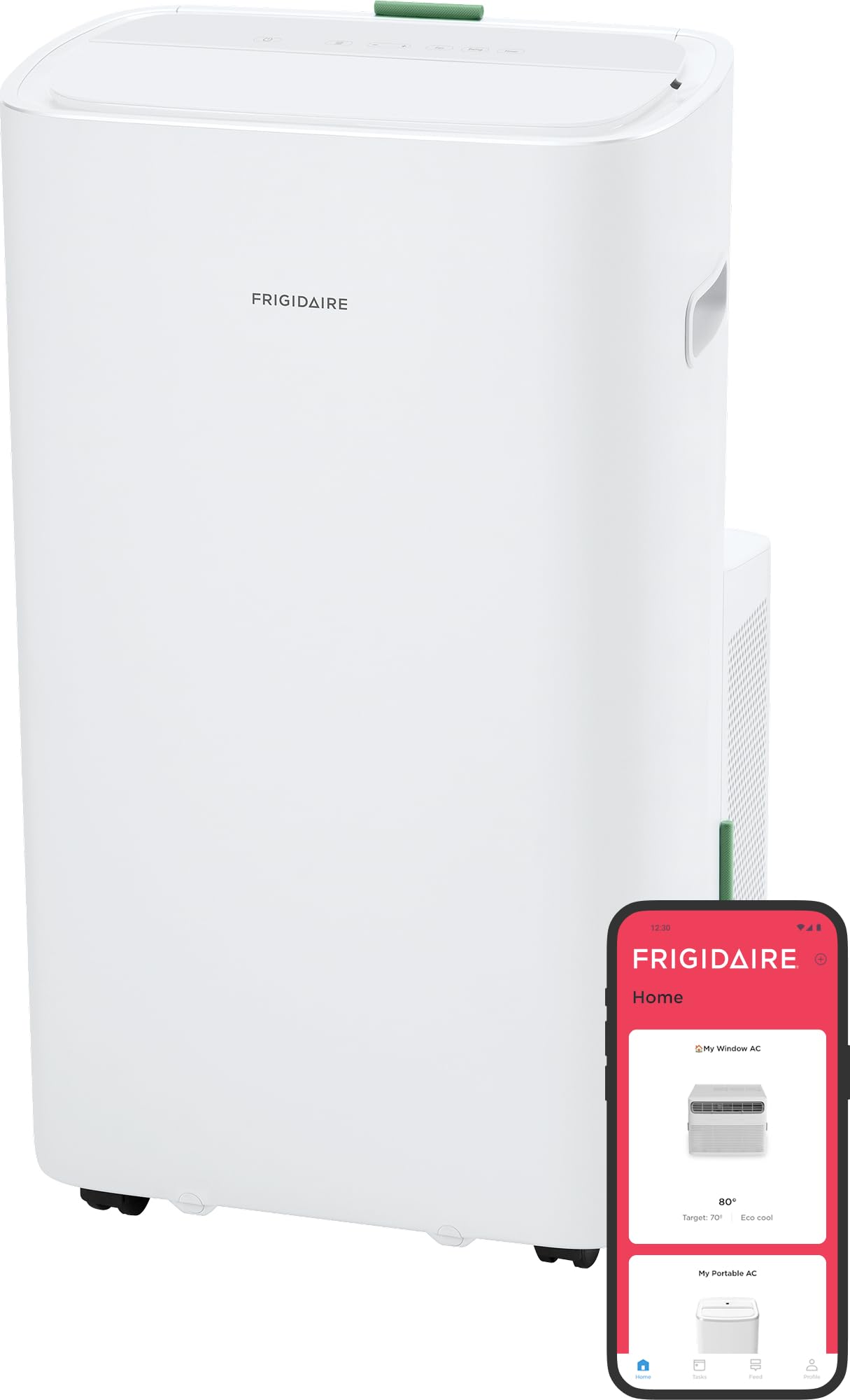 Photo 1 of Frigidaire 3-in-1 Smart Portable Room Air Conditioner with Wi-Fi 14,000 BTU (ASHRAE) / 10,000 BTU (DOE), Cools Up to 700 Sq. Ft., Quiet Operation, White