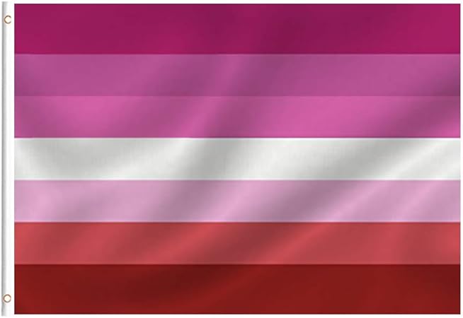 Amazon Com Ekev 3x5 Foot Lesbian Pride Flag Lgbt Rainbow