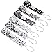 Baby Pacifier Clips by Upsimples - 6 Pack - Baby Pacifier Holder