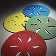 Norton 94114 Sand Dollar Surface Prep Pads 16 Inch Diameter Med/red Grit Per 4