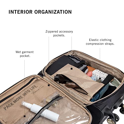 Cole Reaction Women's Chelsea Luggage Chevron Softside 8Wheel