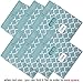 homyfort Cube Storage Organizer Bins 11x11 - Fabric Storage Cubes Bin Foldable Baskets Square Box with Labels and Dual Plastic Handles for Shelf, Nursery, Cabinet, Clothes, Toys, Set of 6 (Teal Blue)